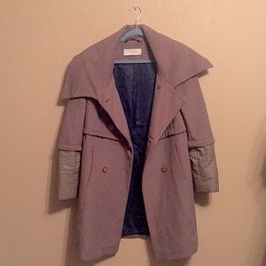 Beige Peacoat